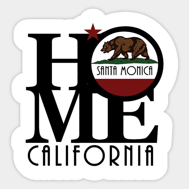 HOME Santa Monica Sticker by California